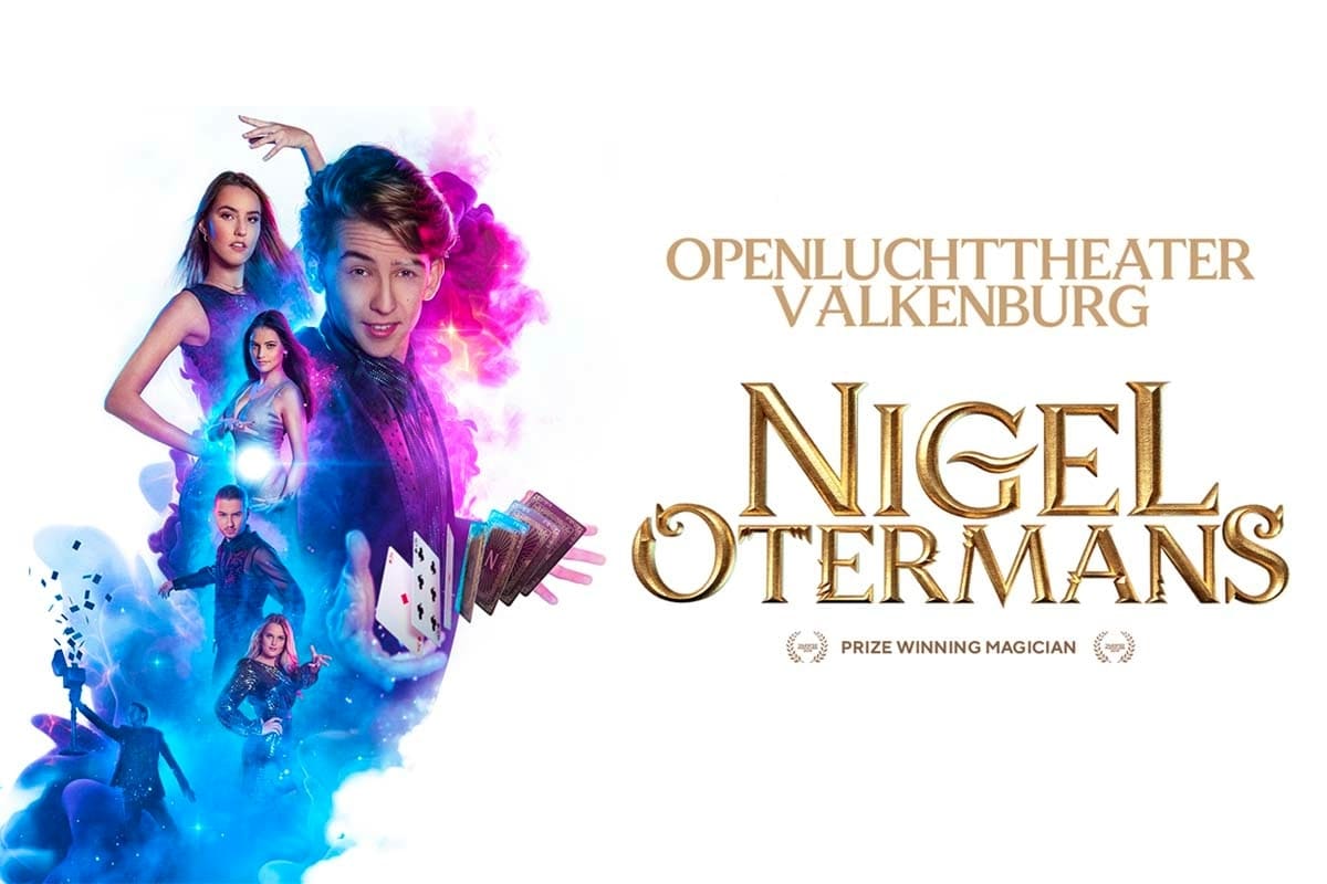 Foto's van Illusionist Nigel Otermans tijdens theatershow