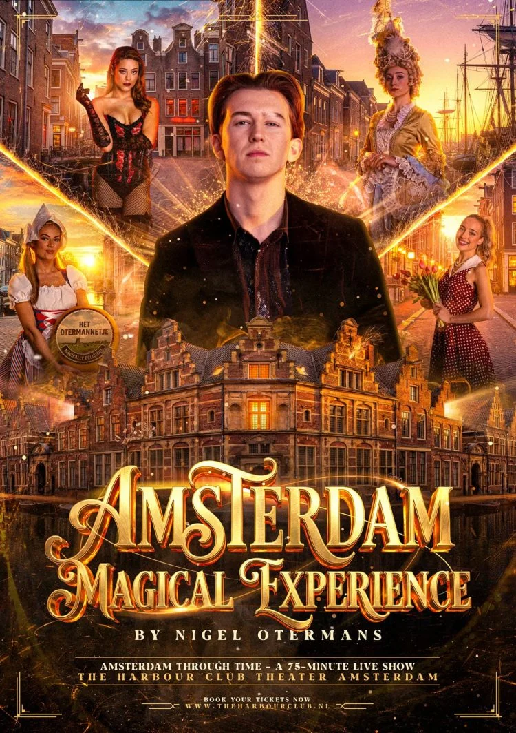 Foto's van Illusionist Nigel Otermans tijdens tv-optredens